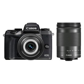 【中古】【1年保証】【美品】Canon EOS M5 28mm 18-150mm ダブルレンズキット