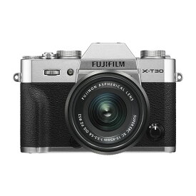 【中古】【1年保証】【美品】FUJIFILM X-T30 レンズキット XC 15-45mm OIS PZ シルバー