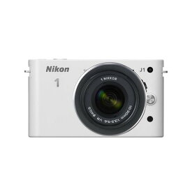 【中古】【1年保証】【美品】Nikon J1 標準ズームレンズキット ホワイト