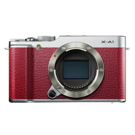 【中古】【1年保証】【美品】FUJIFILM X-A1 ボディ レッド