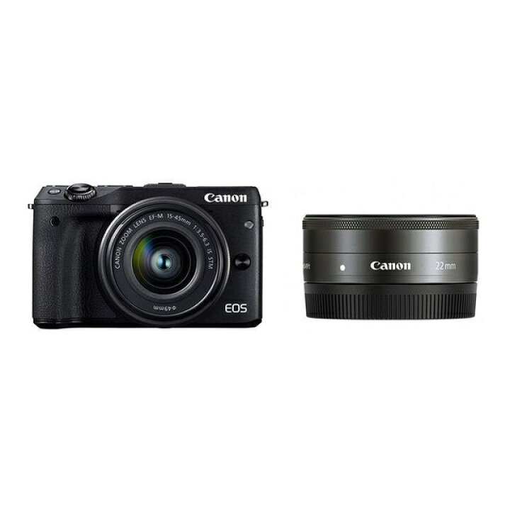 楽天市場】【中古】【1年保証】【美品】Canon EOS M3 15-45mm 22mm 