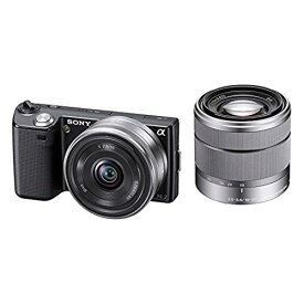 【中古】【1年保証】【美品】SONY NEX-5 16mm F2.8 + 18-55mm OSS ブラック