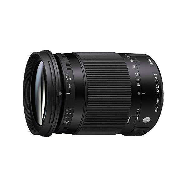 【中古】【１年保証】【美品】SIGMA Contemporary 18-300mm F3.5-6.3 DC MACRO OS HSM (ニコンF用)