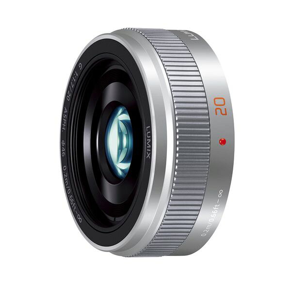 【中古】【１年保証】【美品】Panasonic LUMIX G 20mm F1.7 II ASPH. [H-H020A-S] シルバー