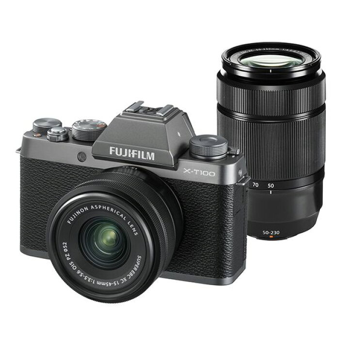 楽天市場】【中古】【1年保証】【美品】FUJIFILM X-T100 ダブルズーム