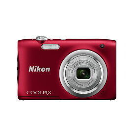 【中古】【1年保証】【美品】Nikon COOLPIX A100 レッド