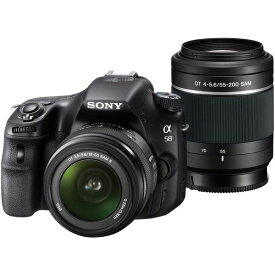 【中古】【1年保証】【美品】SONY α58 ダブルズームキット DT 18-55mm SAM II ＋ 55-200mm SAM SLT-A58Y