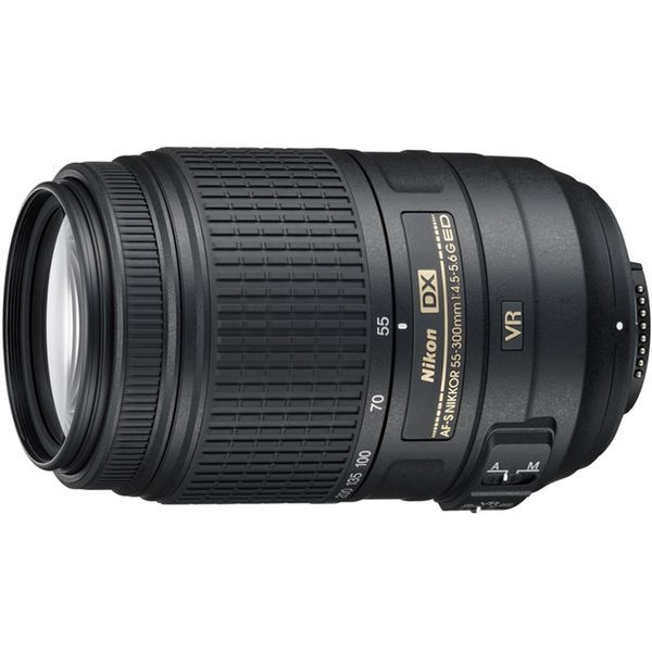中古 Nikon AF-S DX 55-300mm 18％OFF VR １年保証 F4.5-5.6G 年間定番 ED 美品