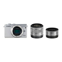 楽天市場】canon eos m100 ef－m15－45 is stmレンズキット(ホワイト 