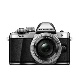 【中古】【1年保証】【美品】OLYMPUS OM-D E-M10 Mark II 14-42mm EZレンズキット シルバー