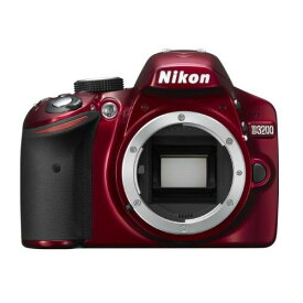 【中古】【1年保証】【美品】Nikon D3200 ボディ レッド