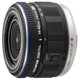 【中古】【1年保証】【美品】OLYMPUS M.ZUIKO DIGITAL ED 14-42mm F3.5-5.6 ブラック