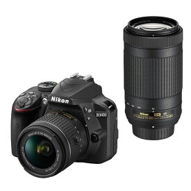 【中古】【1年保証】【美品】Nikon D3400 ダブルズームキット ブラック