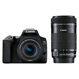 【中古】【1年保証】【美品】Canon EOS Kiss X10 ダブルズームキット 18-55mm IS STM + 55-250mm IS STM ブラック