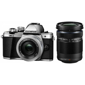 【中古】【1年保証】【美品】OLYMPUS OM-D E-M10 Mark II ダブルズームキット シルバー