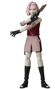 フランス直輸入希少なヨーロッパ版NARUTO公式ライセンス商品バンダイ - アニメヒーローズ -バンダイ NARUTO -ナルト- 疾風伝 -春野サクラ フィギュア 17 cm