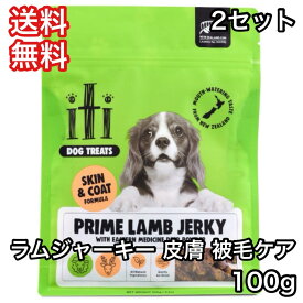 【2セット】イティ トリーツ iti 犬 おやつ ラム ジャーキー 皮膚 被毛ケア 100g 送料無料