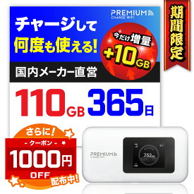 期間限定【無料ギガ増量で110GB×1000円OFFクーポン】毎月ギガクーポン配布 ポケットWiFi モバイルWiFi 月額契約不要ポケットWiFi 国内メーカー【U20P】リチャージ式ポケットwifi【プレミアムチャージWiFi】 チャージWiFi モバイルルーター ポケットWi-Fi モバイルWi-Fi