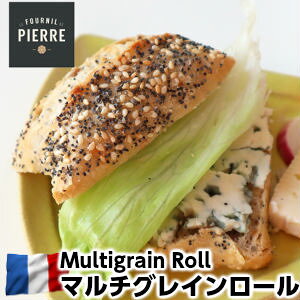 LE FOURNIL DE PIERRE�t�����X�Y���E�t���j���E�h�D�E�s�G�[�������Đ��}���`�O���C�����[��40g2�� Multigrain roll40g 2pieces���̓� �h�V�̓�