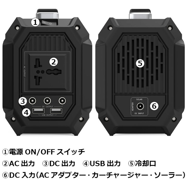 楽天市場】ポータブル電源 大容量 67500mAh/250Wh 発電機 家庭用 純正 