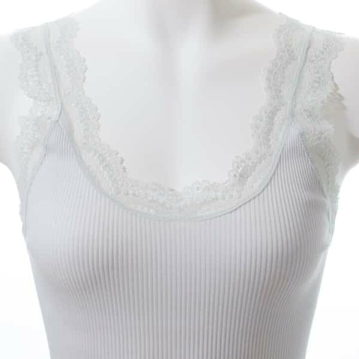 楽天市場 国内正規品 ポイント10倍 オスカリート Oscalito タンクトップ タンク レディース インナー アイテム 最上級 コットン 100 綿100 高級 インポート ランジェリー 敏感肌 優しい 肌触り 長持ち 汗 吸収 夏用 イタリア プレゼント ライトグレー S M L