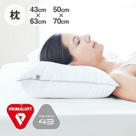PRIMALOFT The Pillow （ふんわり軽くて驚くほど暖かい人工羽毛プリマロフトを使用した安眠枕） プリマロフト ザ ピロー ポリエステル ふわふわ 柔らかい 柔らかめ 洗える 43×63cm 50×70cm 厚め 厚い まくら ピロー 仰向け 横向き おすすめ 人気 寝具 男性 女性