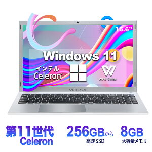 m[gp\RVi Officet Win11 m[gPC SҌ {L[{[h eL[t Celeron N4020 [:8GB SSD:256GB IPSLp15.6^t WebJ 10L[ USB 3.0 miniHDMI @\ Blu