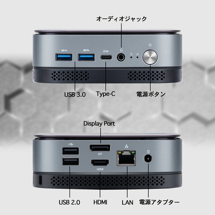 楽天市場】Win11搭載 デスクトップパソコン ミニPC miniPC 初心者向け 
