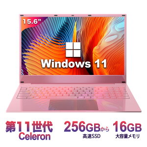 Win11 m[gp\R Officet Vi SҌ ݒ \R Windows11 Pro m[gPC 15.6 ^ \16GB SSD256GBCeCeleron 5095A 10L[t WebJ zoom wF {L[{[h 