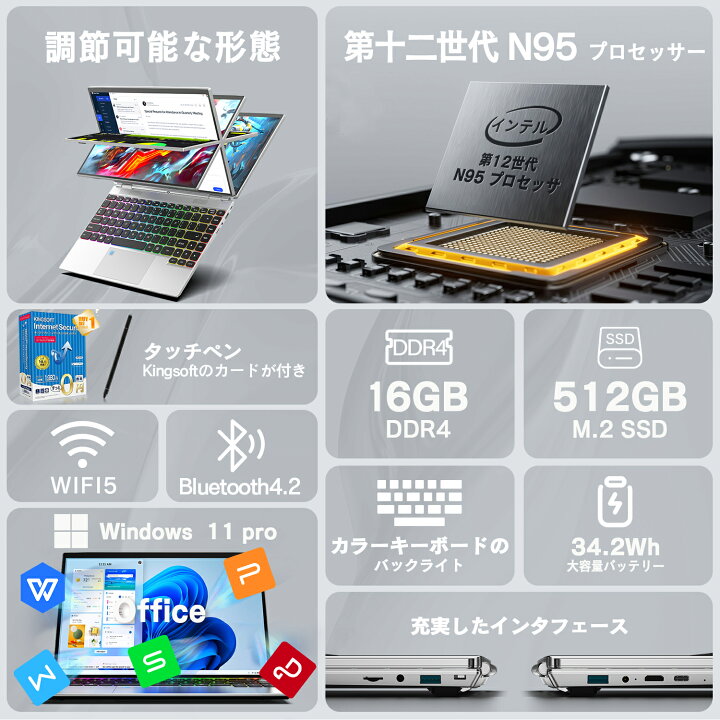 楽天市場】ノートパソコン ノートPC 14インチ Windows 11 Office搭載 