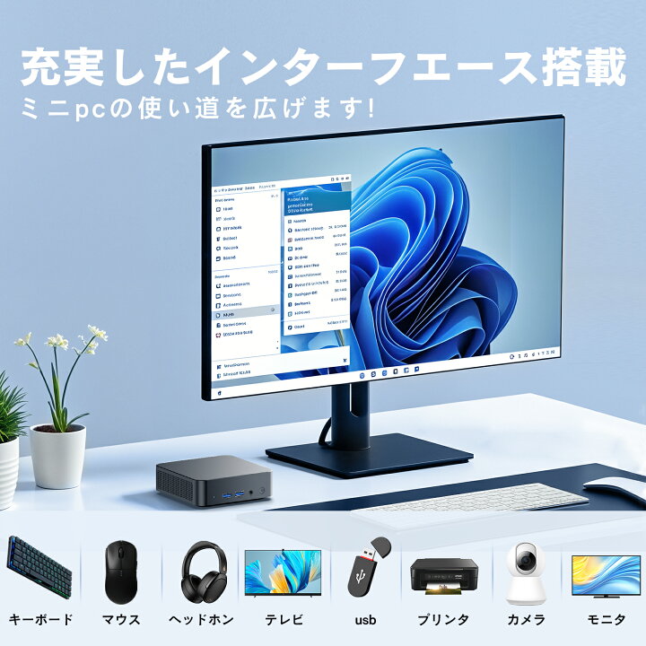 楽天市場】デスクトップ パソコン ミニPC miniPC インテル Intel 第12 