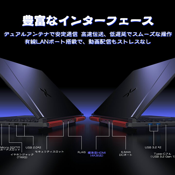 楽天市場】新品ノートパソコン ゲーミングパソコン 16インチ Win11 