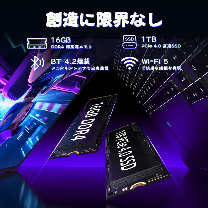 楽天市場】新品ノートパソコン ゲーミングパソコン 16インチ Win11 