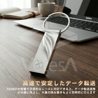 シリコンパワー　32GB USBメモリ USB2.0 高速USB亜鉛合金ボディ 防水 防塵 耐衝撃 永久保証Windows/Mac対…
