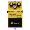 翌日配達 BOSS 【×IKEBEコラボ：アクリルキーホルダープレゼント！】 SD-1W(J) [MADE IN JAPAN] [SUPER OverDrive 技 Waza Craft Series Special Edition] オーバードライブ ボス (新品)