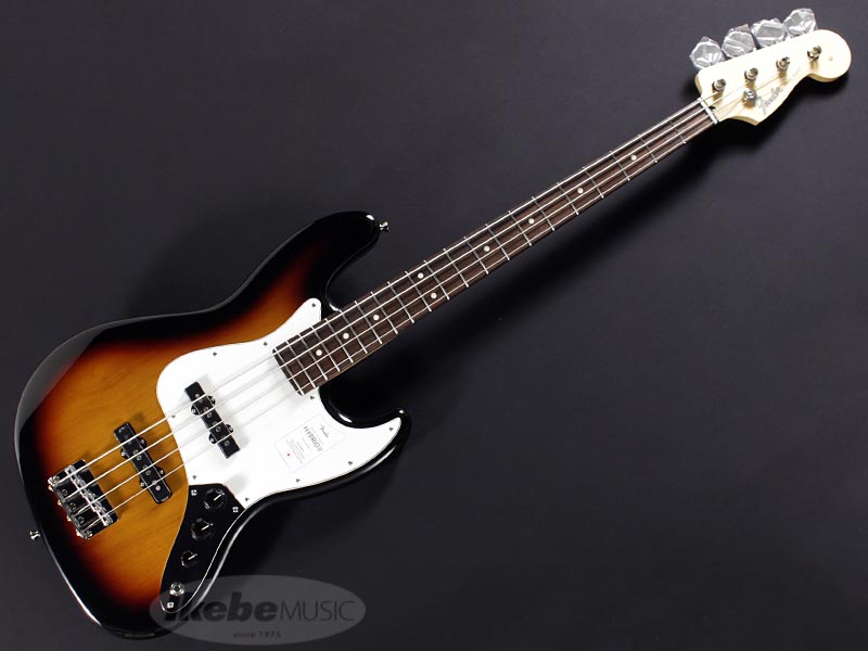定番モデルのルックスにモダンなスペックが融合！ Fender 《フェンダー》Made in Japan Hybrid II Jazz Bass (3-Color Sunburst/Rosewood)【あす楽対応】【oskpu】