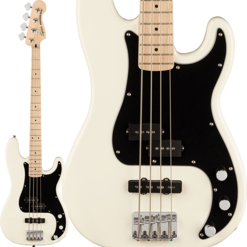 Squier by Fender《スクワイア》Affinity Series Precision Bass PJ (Olympic White/Maple)【oskpu】【あす楽対応】 エレキベース
