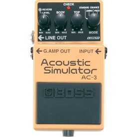 翌日配達 BOSS 【×IKEBEコラボ：アクリルキーホルダープレゼント！】 AC-3 (Acoustic Simulator) アコースティックシミュレーター ボス (新品)
