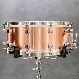 VK DRUMS Copper 2.0mm 14×6 Snare Drum [Made in England] (新品)