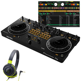 あす楽 Pioneer DJ DDJ-REV1 + ATH-S100BGR ヘッドホンセット 【無償ダウンロード版Serato DJ Lite対応】 (新品)