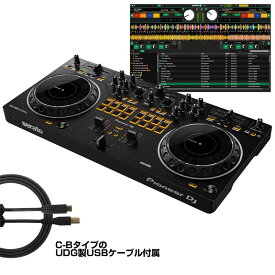 Pioneer DJ DDJ-REV1 (ご購入特典：UDG Ultimate USB2.0ケーブル C-B ストレート 1.5mプレゼント)(チュートリアル機能搭載)【土・日・祝 発送対応】【ikbp1】