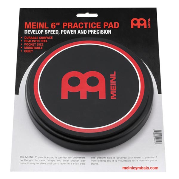 MEINL トレーニングパッド 永遠の定番 MEINL《マイネル》 MPP-6 Meinl Size Pocket Pad 6” Plactice 選択