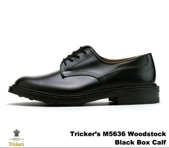 楽天市場】トリッカーズ プレーントゥ ウッドストック ブラック  