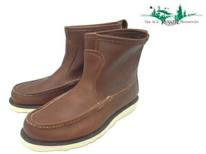 ���b�Z�����J�V�� �m�b�N�A�o�E�g �u�[�c �u���E�� �N���[�� ���U�[ Russell Moccasin 4070-7 KNOCK-A-BOUT BOOT Brown Chrome Leather
