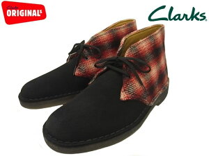 N[NX fU[gu[c Y bh Rr XG[h u[c Clarks DESERT BOOT 20356342 RED COMBI SUEDE UKKi