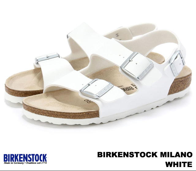 white milano birkenstock