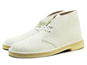 N[NX fU[gu[c Y ItzCg XG[h u[c Clarks DESERT BOOT 26115228 OFF WHITE SUEDE UKKi