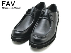 ファブ FAV ビジネスシューズ TYROLEAN 52000 メンズ ビジネスカジュアル 靴 チロリアンシューズ フォーマル ブラック