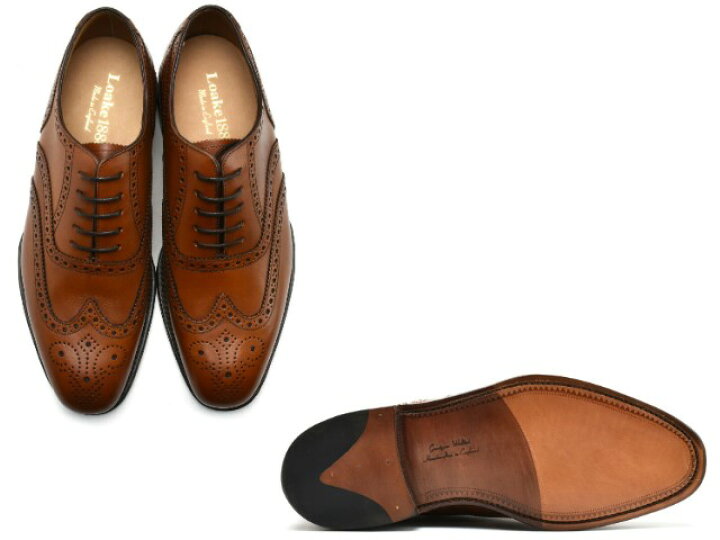 楽天市場】ローク ウィングチップ Loake BUCKINGHAM ブラウン メンズ 