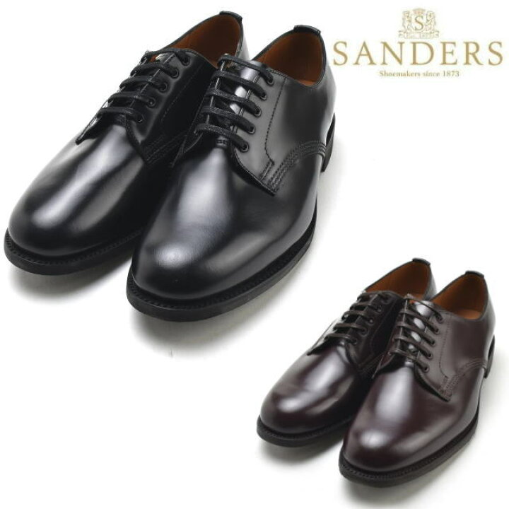 楽天市場】サンダース 靴 プレーントゥ SANDERS MILITARY OFFICER SHOE 